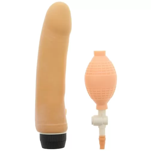ВИБРАТОР С ФУНКЦИЕЙ РАСШИРЕНИЯ INFLATE A VIBE CONTOUR (20 СМ). Вид 1.
