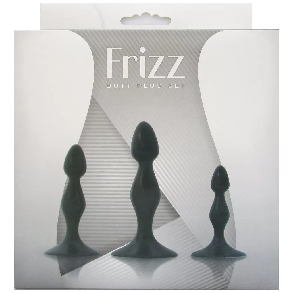 НАБОР FRIZZ ИЗ 3-Х ФИГУРНЫХ АНАЛЬНЫХ ПРОБОК. Вид 2.