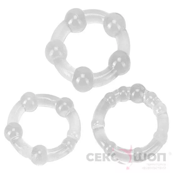 НАБОР ИЗ ТРЕХ ЭРЕКЦИОННЫХ КОЛЕЦ PRO RINGS. Вид 1.