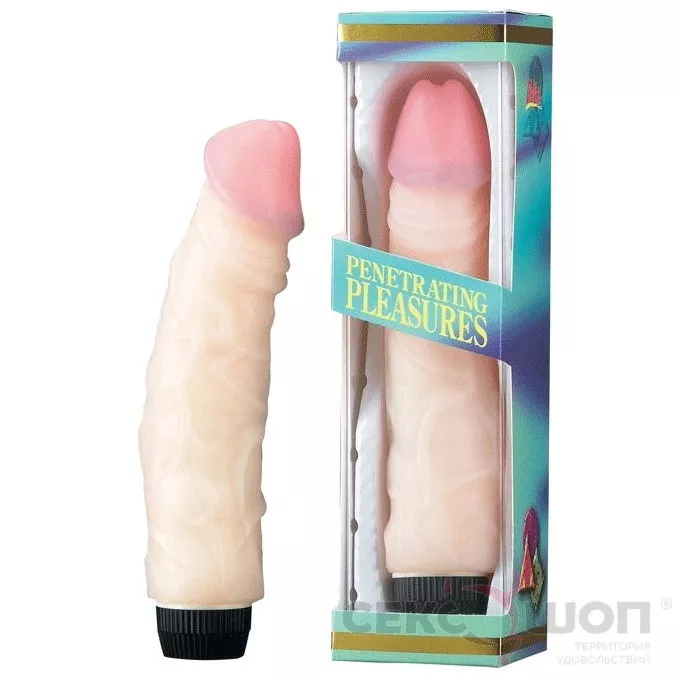 РЕАЛИСТИЧНЫЙ ЖЕНСКИЙ ВИБРАТОР PENETRATING PLEASURES. Вид 4.