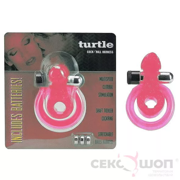 ЭРЕКЦИОННОЕ КОЛЬЦО С ВИБРАЦИЕЙ TURTLE COCK AND BALLS. Вид 2.