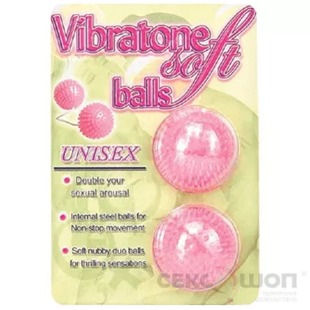 ВАГИНАЛЬНЫЕ ШАРИКИ UNISEX VIBRATONE SOFT BALLS. Вид 2.