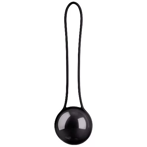 ЧЕРНЫЙ ВАГИНАЛЬНЫЙ ШАРИК PLEASURE BALL DELUXE. Вид 1.