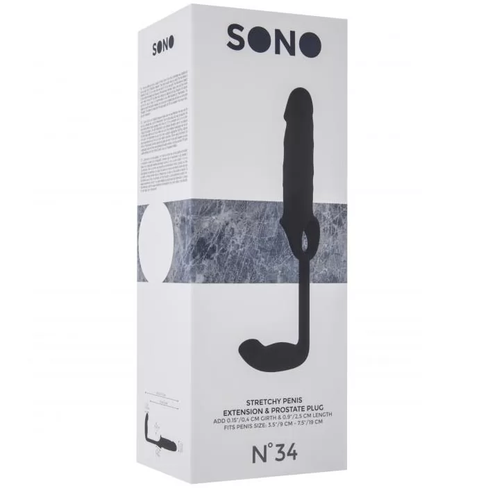 НАСАДКА С АНАЛЬНЫМ СТИМУЛЯТОРОМ PENIS EXTEN AND PLUG NO.34. Вид 3.