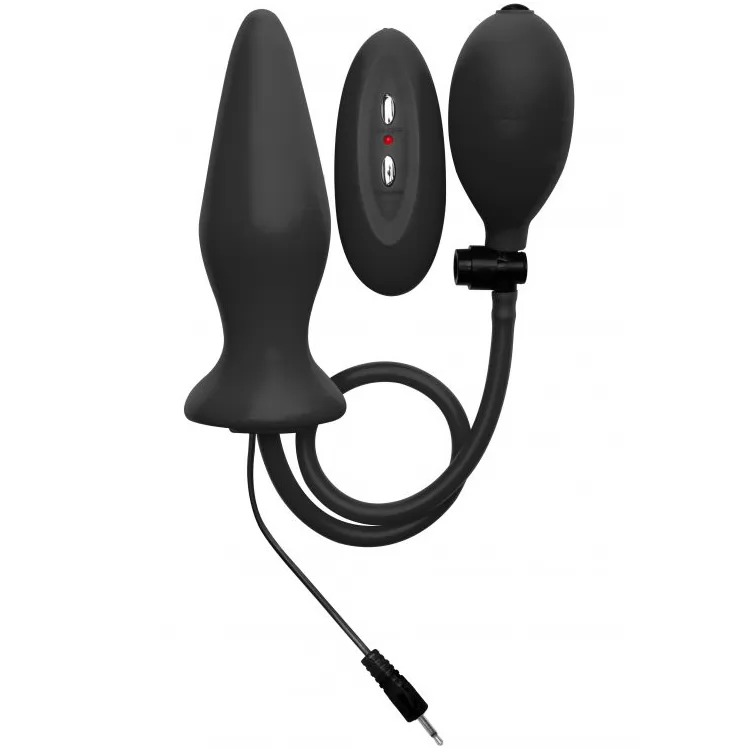 АНАЛЬНЫЙ ВИБРАТОР - РАСШИРИТЕЛЬ INFLATABLE VIBRATING SILICONE PLUG. Вид 1.