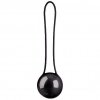 ЧЕРНЫЙ ВАГИНАЛЬНЫЙ ШАРИК PLEASURE BALL DELUXE. Вид 1.