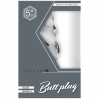ПРОЗРАЧНАЯ ВИТАЯ АНАЛЬНАЯ ПРОБКА BOTTOM LINE 5  MODEL 5 GLASS. Вид 2.