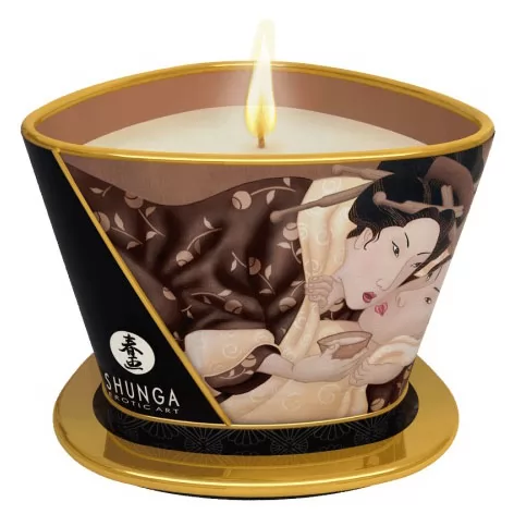 СВЕЧА INTOXICATIN CHOCOLATE С АРОМАТОМ ШОКОЛАДА (170 МЛ). Вид 1.