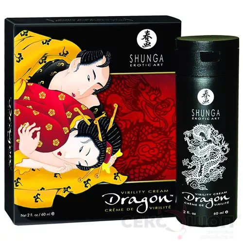 Возбуждающий крем для мужчин Shunga Dragon Cream (60 мл) — в подарок!
