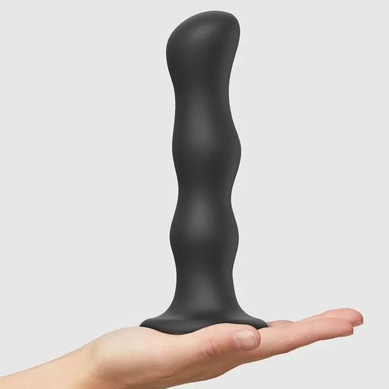 ЧЕРНАЯ НАСАДКА STRAP-ON-ME DILDO GEISHA BALLS SIZE XL. Вид 2.