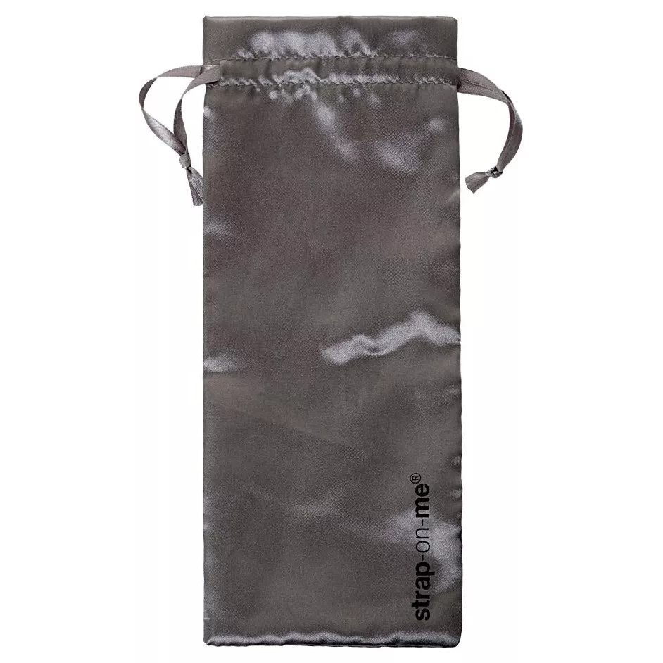 ЧЕРНЫЙ БЕЗРЕМНЕВОЙ СТРАПОН SILICONE BENDABLE STRAP-ON SIZE M. Вид 6.