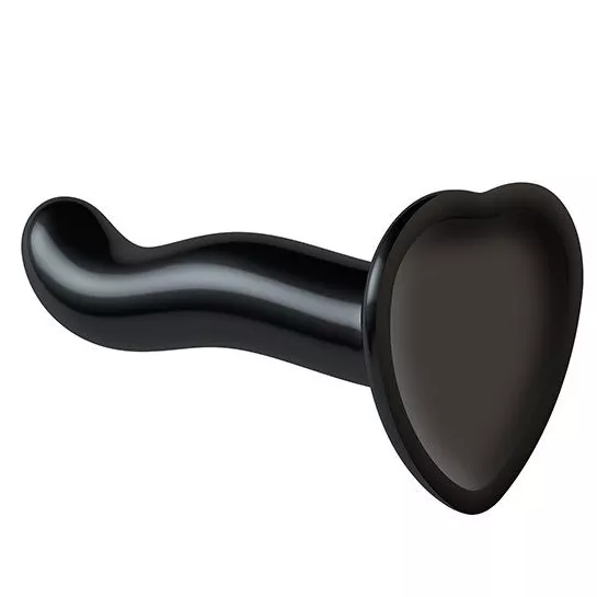 ЧЕРНЫЙ ФАЛЛОИМИТАТОР-НАСАДКА STRAP-ON-ME P G SPOT DILDO SIZE S 16,4 СМ. Вид 2.
