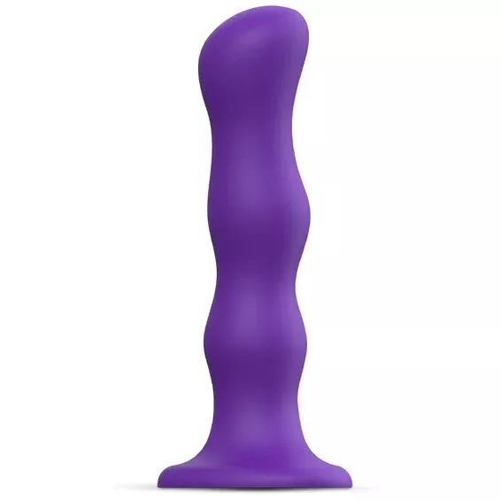 ФИОЛЕТОВАЯ НАСАДКА STRAP-ON-ME DILDO GEISHA BALLS SIZE XL. Вид 2.