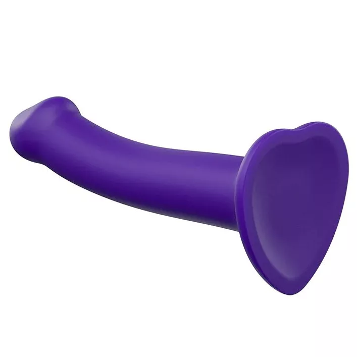 ФИОЛЕТОВЫЙ ФАЛЛОИМИТАТОР-НАСАДКА STRAP-ON-ME DILDO DUAL DENSITY SIZE L 19 СМ. Вид 3.