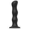 ЧЕРНАЯ НАСАДКА STRAP-ON-ME DILDO GEISHA BALLS SIZE XL. Вид 1.