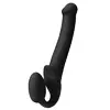 ЧЕРНЫЙ БЕЗРЕМНЕВОЙ СТРАПОН SILICONE BENDABLE STRAP-ON SIZE M. Вид 2.