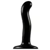 ЧЕРНЫЙ ФАЛЛОИМИТАТОР-НАСАДКА STRAP-ON-ME P G SPOT DILDO SIZE S 16,4 СМ. Вид 1.