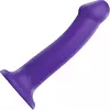 ФИОЛЕТОВЫЙ ФАЛЛОИМИТАТОР-НАСАДКА STRAP-ON-ME DILDO DUAL DENSITY SIZE L 19 СМ. Вид 1.