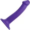 ФИОЛЕТОВЫЙ ФАЛЛОИМИТАТОР-НАСАДКА STRAP-ON-ME DILDO DUAL DENSITY SIZE M 18 СМ. Вид 1.