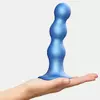 ГОЛУБАЯ НАСАДКА STRAP-ON-ME DILDO PLUG BALLS SIZE L. Вид 2.