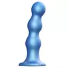 ГОЛУБАЯ НАСАДКА STRAP-ON-ME DILDO PLUG BALLS SIZE L. Вид 3.