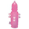 НАСАДКА НА ПАЛЕЦ С ЖЕМЧУЖИНАМИ И ШИПАМИ PEARL STIMULATOR (ПЛЮС 3 СМ). Вид 1.