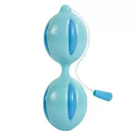 ВАГИНАЛЬНЫЕ ШАРИКИ ИЗ СИЛИКОНА CLIMAX V-BALL BLUE VAGINA. Вид 1.