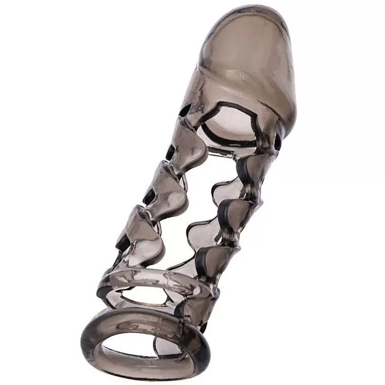 ДЫМЧАТАЯ ЗАКРЫТАЯ НАСАДКА НА ПЕНИС TOYFA XLOVER. Вид 2.
