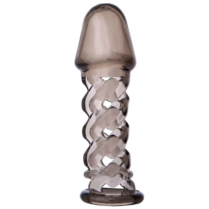ДЫМЧАТАЯ ЗАКРЫТАЯ НАСАДКА НА ПЕНИС TOYFA XLOVER. Вид 1.