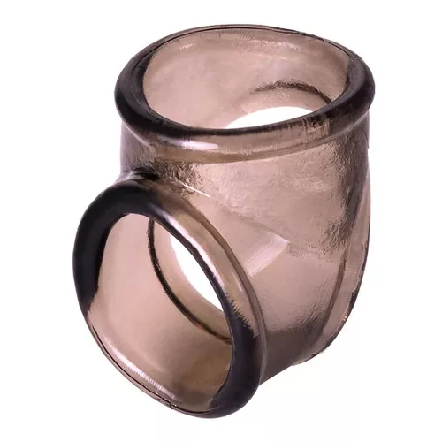 Необычное эрекционное кольцо с фиксацией мошонки — в подарок!