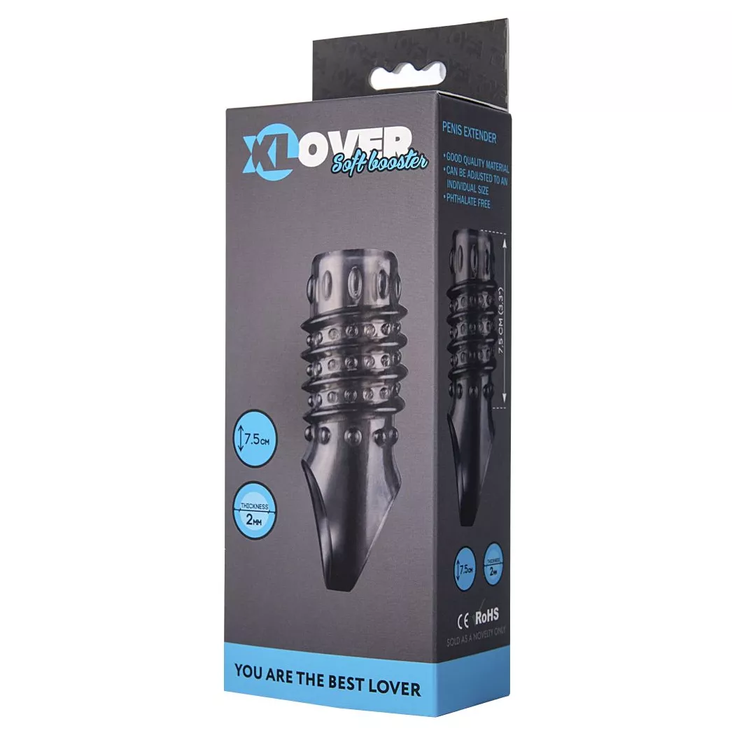 ОТКРЫТАЯ НАСАДКА С ТОЧКАМИ И РЁБРАМИ TOYFA XLOVER 11,5 СМ. Вид 4.