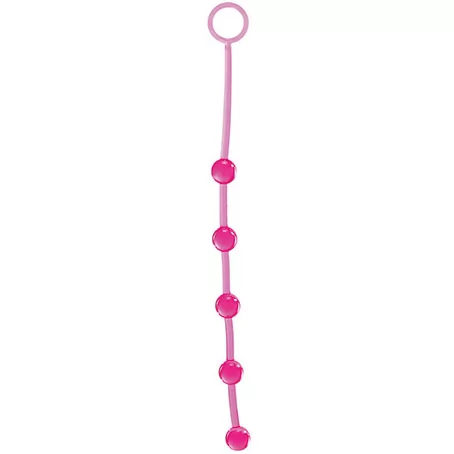 АНАЛЬНАЯ ЦЕПОЧКА С 5-Ю ШАРИКАМИ JAMMY JELLY ANAL 5 BEADS PINK. Вид 1.