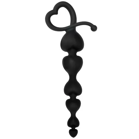 АНАЛЬНАЯ ЕЛОЧКА С ЗВЕНЬЯМИ СЕРДЕЧКАМИ HEARTY ANAL WAND. Вид 1.