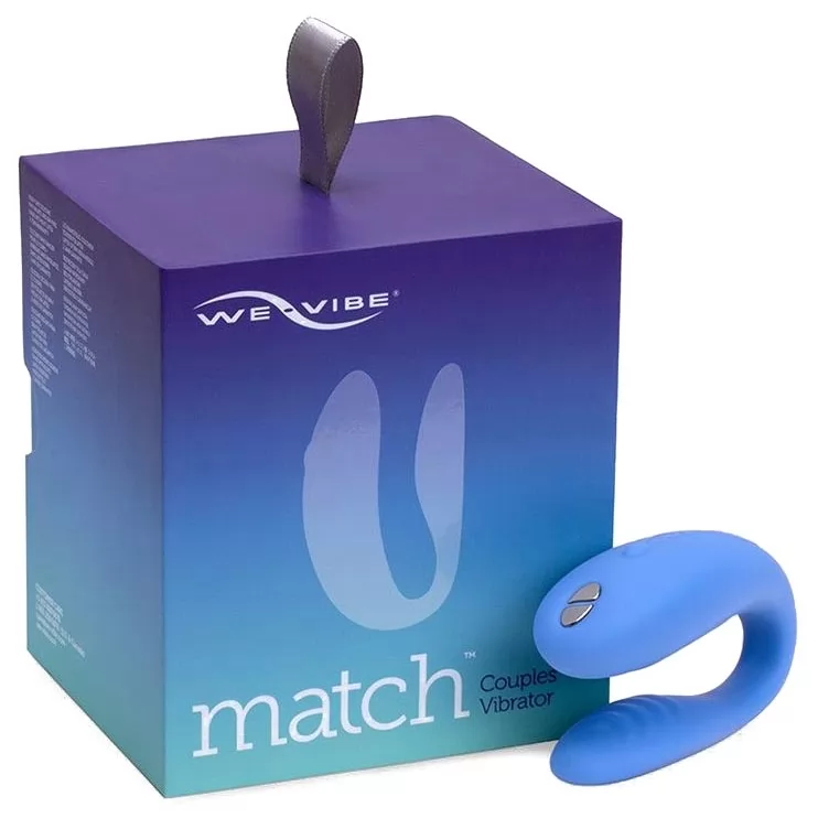 ГОЛУБОЙ ВИБРОМАССАЖЕР ДЛЯ ПАР WE-VIBE MATCH. Вид 8.