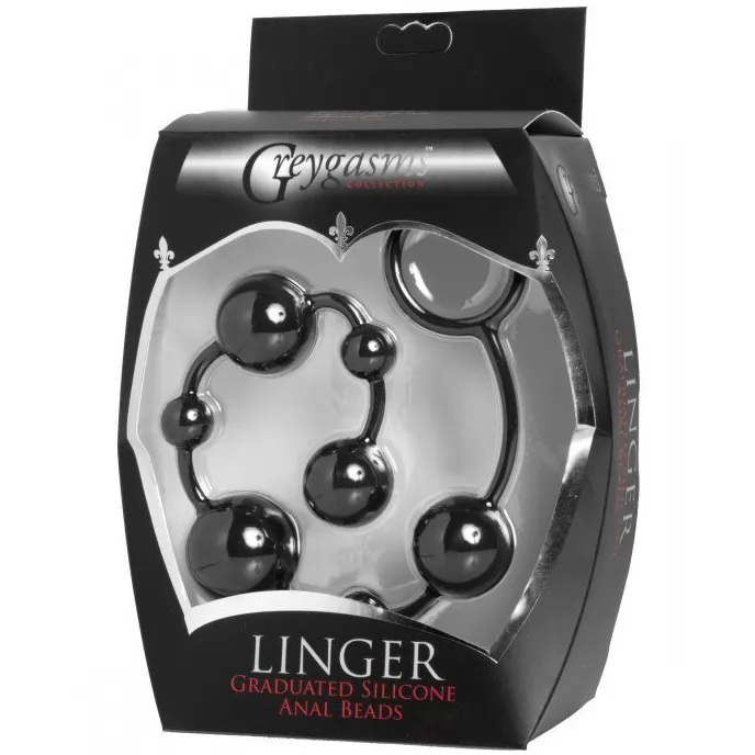 АНАЛЬНАЯ ЦЕПОЧКА LINGER GRADUATED ANAL BEADS. Вид 3.