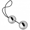 СЕРЕБРИСТЫЕ ВАГИНАЛЬНЫЕ ШАРИКИ BENWA BALLS. Вид 1.