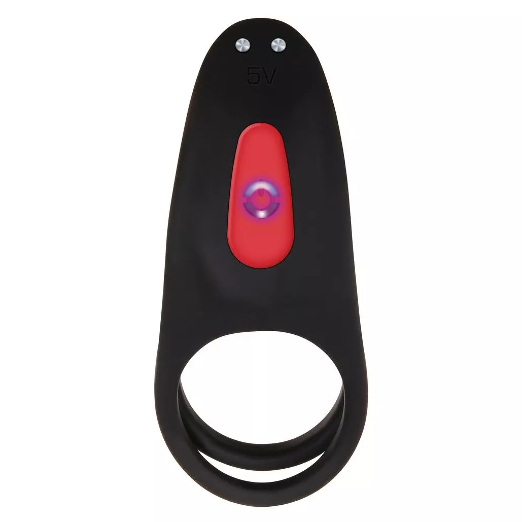 ЧЕРНАЯ НАСАДКА-ЭРЕКТОР С ПУЛЬТОМ ДУ VIBRATING GIRTH ENHANCER. Вид 4.