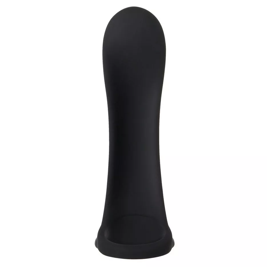 ЧЕРНАЯ СБРУЯ НА ПЕНИС С ВИБРАЦИЕЙ COCK ARMOR 14 СМ. Вид 2.