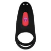 ЧЕРНАЯ НАСАДКА-ЭРЕКТОР С ПУЛЬТОМ ДУ VIBRATING GIRTH ENHANCER. Вид 4.